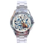 Cello Stainless Steel Analogue Watch Front