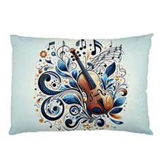 Cello Pillow Case (two Sides) by RiverRootz