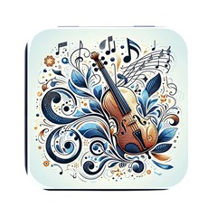 Cello Square Metal Box (black)