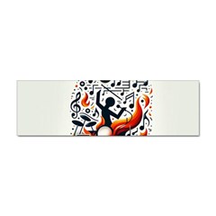 Abstract Drummer Sticker (bumper) by RiverRootz