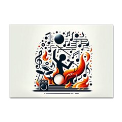 Abstract Drummer Sticker A4 (10 Pack) by RiverRootz