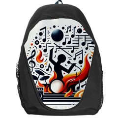 Abstract Drummer Backpack Bag