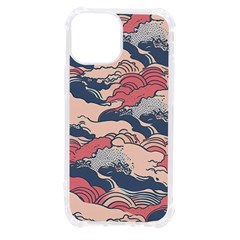 Waves Ocean Sea Water Pattern Rough Seas Digital Art Nature Nautical Iphone 13 Mini Tpu Uv Print Case by Bedest