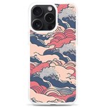 Waves Ocean Sea Water Pattern Rough Seas Digital Art Nature Nautical iPhone 15 Pro Max TPU UV Print Case Front