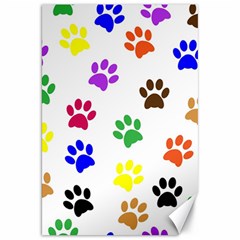 Pawprints Paw Prints Paw Animal Canvas 20  X 30  by Apen