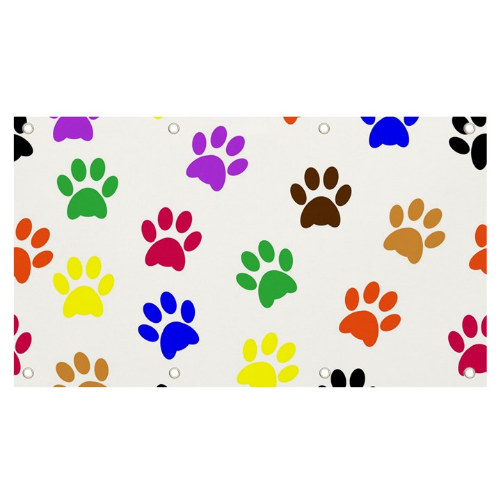 Pawprints Paw Prints Paw Animal Banner and Sign 7  x 4 