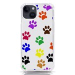 Pawprints Paw Prints Paw Animal iPhone 14 TPU UV Print Case Front