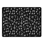 Chalk Music Notes Signs Seamless Pattern Two Sides Fleece Blanket (Small) 45 x34  Blanket Front