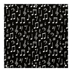 Chalk Music Notes Signs Seamless Pattern Banner And Sign 3  X 3  by Ravend