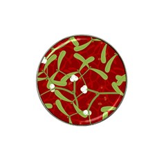 Mistletoe Christmas Texture Advent Hat Clip Ball Marker (4 Pack)