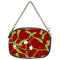 Mistletoe Christmas Texture Advent Chain Purse (one Side) by Hannah976