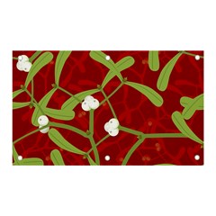 Mistletoe Christmas Texture Advent Banner And Sign 5  X 3 