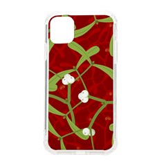 Mistletoe Christmas Texture Advent Iphone 11 Tpu Uv Print Case