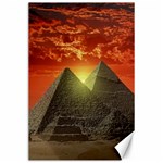 Pyramids Egypt Monument Landmark Sunrise Sunset Egyptian Canvas 24  x 36  23.35 x34.74  Canvas - 1