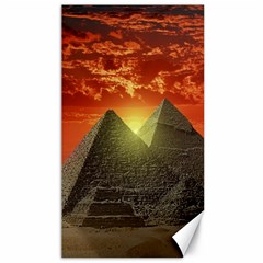 Pyramids Egypt Monument Landmark Sunrise Sunset Egyptian Canvas 40  X 72  by Proyonanggan