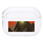 Pyramids Egypt Monument Landmark Sunrise Sunset Egyptian Hard PC AirPods Pro Case Front