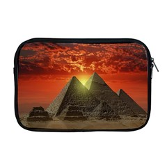 Pyramids Egypt Monument Landmark Sunrise Sunset Egyptian Apple Macbook Pro 17  Zipper Case by Proyonanggan