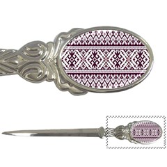 Illustration Ukrainian Folk Seamless Pattern Ornament Letter Opener by Proyonanggan