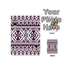 Illustration Ukrainian Folk Seamless Pattern Ornament Playing Cards 54 Designs (mini) by Proyonanggan