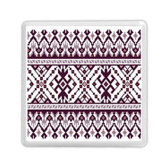 Illustration Ukrainian Folk Seamless Pattern Ornament Memory Card Reader (square)