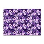 Purple Flowers 001 Purple Flowers 02 Sticker A4 (10 pack) Front