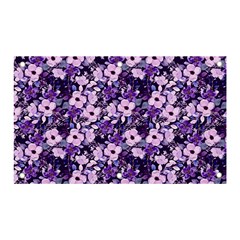 Purple Flowers 001 Purple Flowers 02 Banner and Sign 5  x 3 