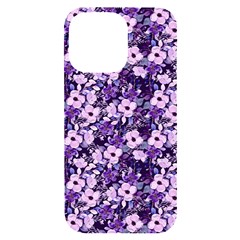 Purple Flowers 001 Purple Flowers 02 Iphone 14 Pro Max Black Uv Print Case