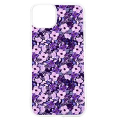 Purple Flowers 001 Purple Flowers 02 Iphone 15 Tpu Uv Print Case