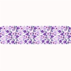 Purple Flowers 001 Large Bar Mat