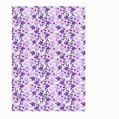 Purple Flowers 001 Large Garden Flag (Two Sides)