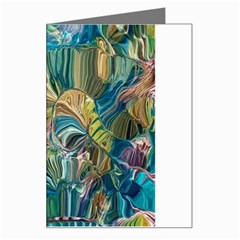 Abstract Petals Greeting Card by kaleidomarblingart