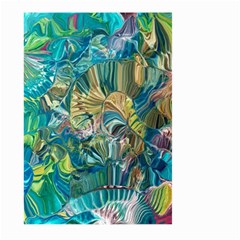 Abstract Petals Large Garden Flag (two Sides) by kaleidomarblingart