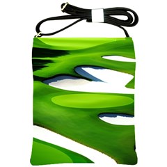 Golf Course Par Green Shoulder Sling Bag by Proyonanggan