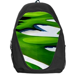 Golf Course Par Green Backpack Bag by Proyonanggan