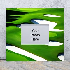 Golf Course Par Green White Wall Photo Frame 5  X 7  by Proyonanggan