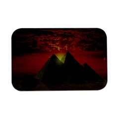 Pyramids Egypt Monument Landmark Sunrise Sunset Egyptian Open Lid Metal Box (silver)   by Proyonanggan