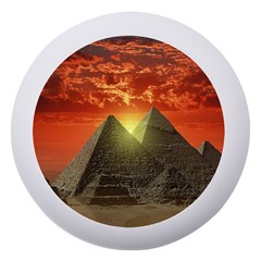 Pyramids Egypt Monument Landmark Sunrise Sunset Egyptian Dento Box With Mirror by Proyonanggan