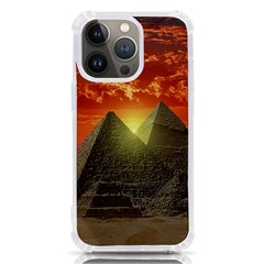 Pyramids Egypt Monument Landmark Sunrise Sunset Egyptian Iphone 13 Pro Tpu Uv Print Case by Proyonanggan