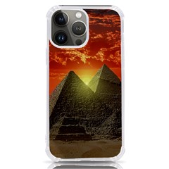 Pyramids Egypt Monument Landmark Sunrise Sunset Egyptian Iphone 13 Pro Max Tpu Uv Print Case by Proyonanggan