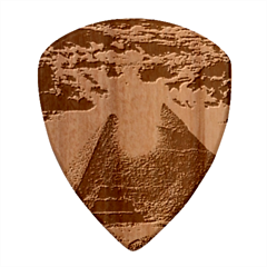 Pyramids Egypt Monument Landmark Sunrise Sunset Egyptian Wood Guitar Pick (set Of 10) by Proyonanggan