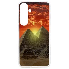 Pyramids Egypt Monument Landmark Sunrise Sunset Egyptian Samsung Galaxy S24 Ultra 6 9 Inch Tpu Uv Case by Proyonanggan