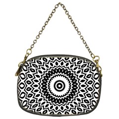 Circular Concentric Radial Symmetry Abstract Chain Purse (two Sides) by Proyonanggan