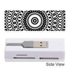 Circular Concentric Radial Symmetry Abstract Memory Card Reader (Stick)