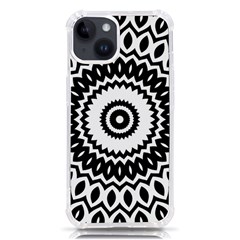 Circular Concentric Radial Symmetry Abstract iPhone 14 TPU UV Print Case