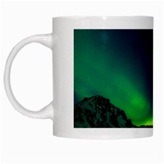 Iceland Aurora Borealis White Mug by Proyonanggan