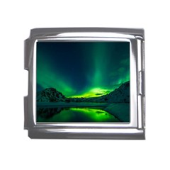 Iceland Aurora Borealis Mega Link Italian Charm (18mm)