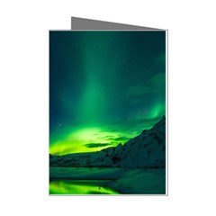 Iceland Aurora Borealis Mini Greeting Cards (pkg Of 8) by Proyonanggan