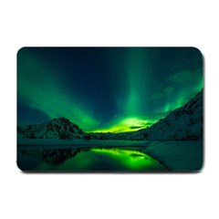 Iceland Aurora Borealis Small Doormat by Proyonanggan