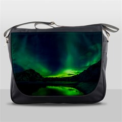 Iceland Aurora Borealis Messenger Bag by Proyonanggan