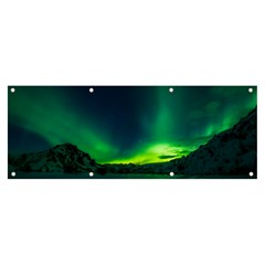 Iceland Aurora Borealis Banner And Sign 8  X 3 